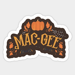 Macoween II Sticker